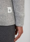 ARCHIVE CODE V-neck cardigan No. 10 in a soft blend of new wool