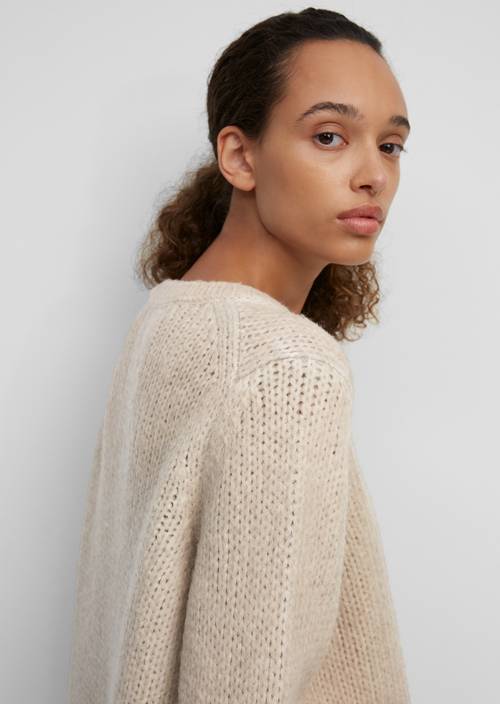 Chunky-Strickpullover MK24 in Detailansicht