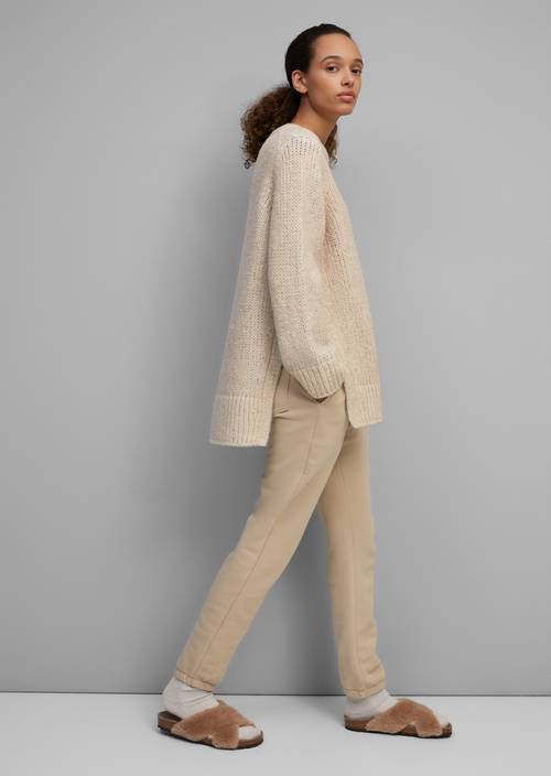 Chunky-Strickpullover MK24 in Frontalansicht