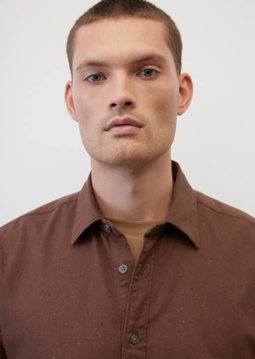 Overhemd met lange mouwen regular M390 in detailaanzicht