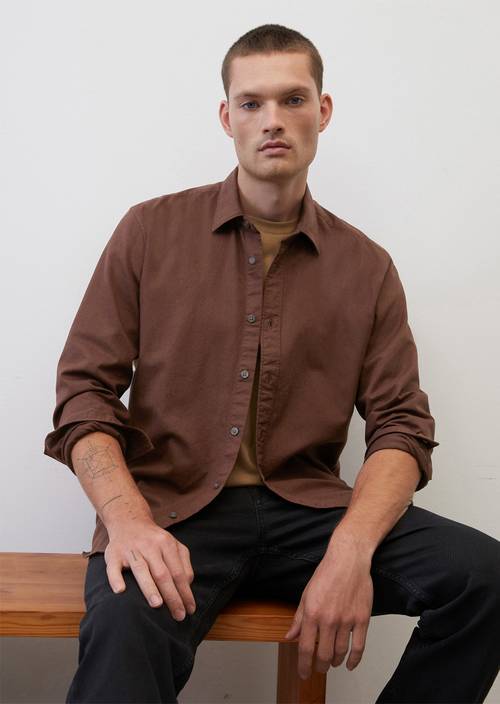 Overhemd met lange mouwen regular M390 in vooraanzicht