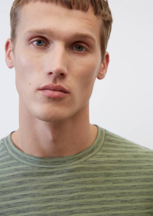 Striped T-shirt in a regular fit MM46 in detail view