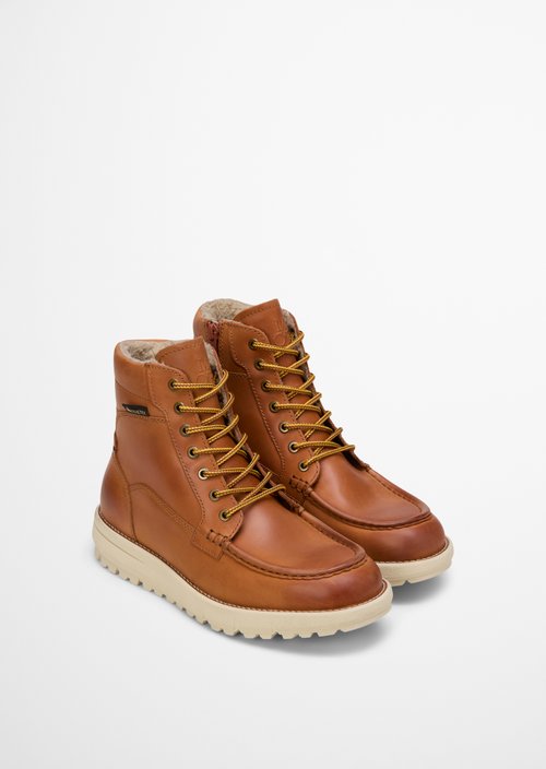 Lace-up boot model Marco GTX — Cognac