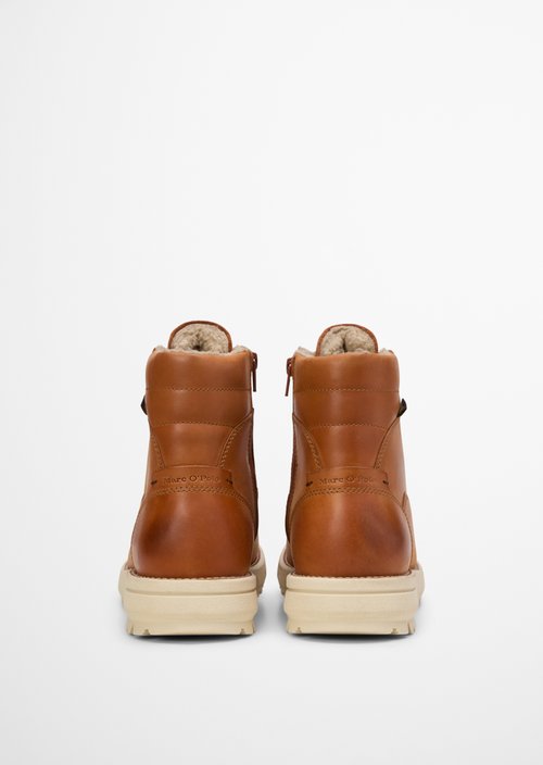 Lace-up boot model Marco GTX — Cognac