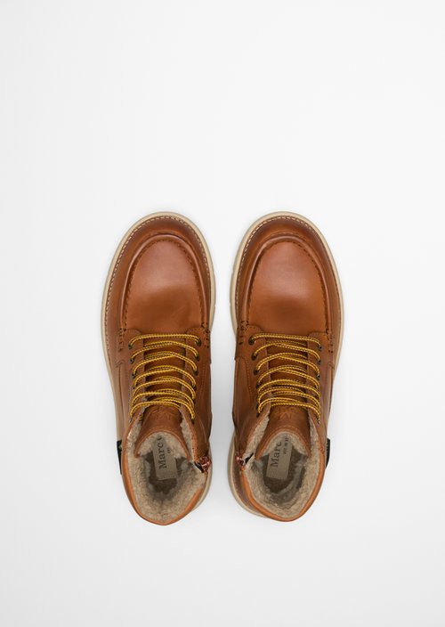 Lace-up boot model Marco GTX — Cognac