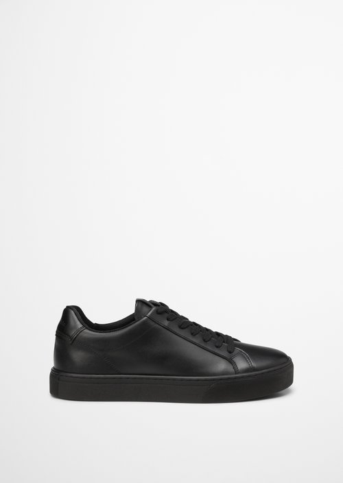 Cup sole sneaker — Black