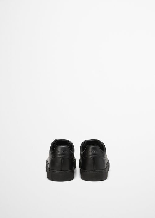 Cup sole sneaker — Black