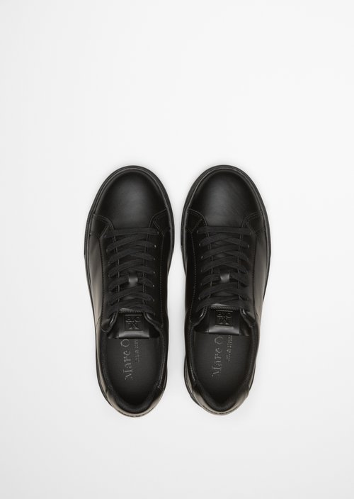 Cup sole sneaker — Black