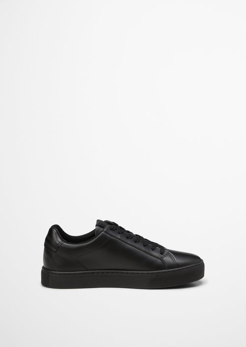 Cup sole sneaker — Black