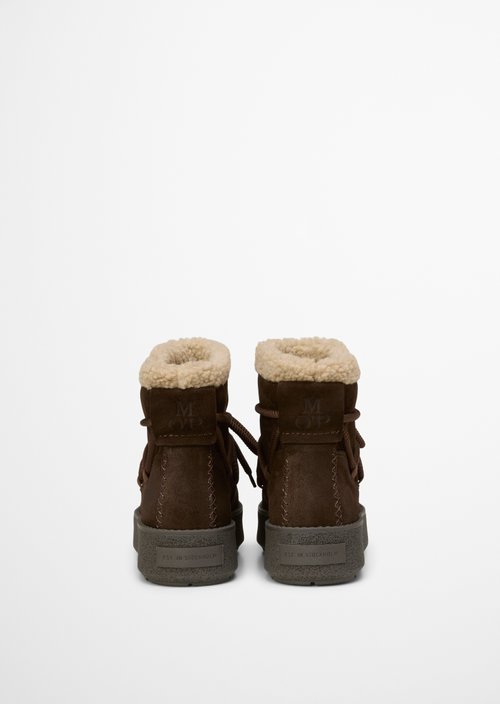 Winter boots model Pia — Dark brown