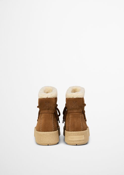 Winter boots model Pia — Cognac