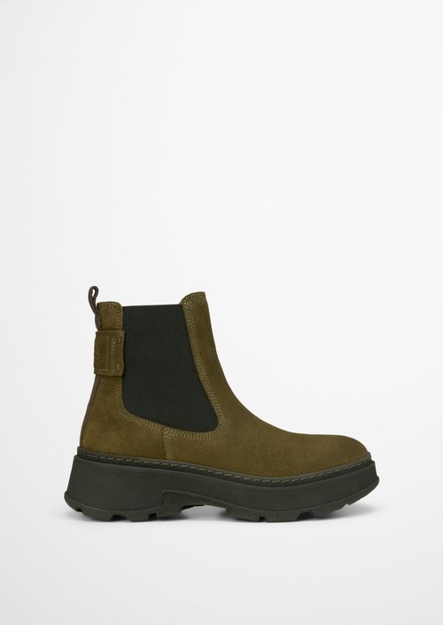 Chelsea boot model Elisa — Dark green