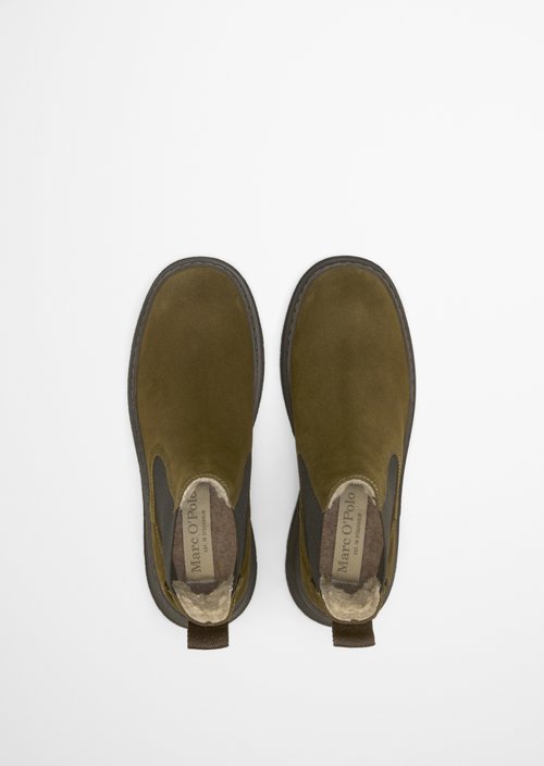 Chelsea boot model Elisa — Dark green