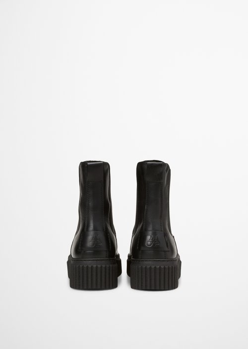 Short shaft boots model Bianca — Black