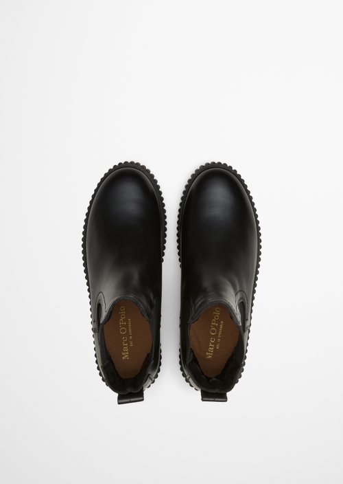 Short shaft boots model Bianca — Black