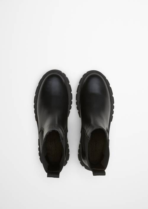Chelsea-Boot Model Christel mit leichter Plateausohle - schwarz ...