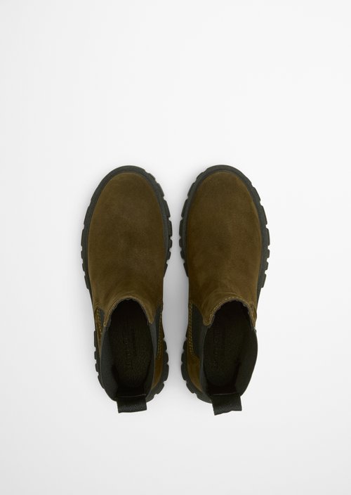 Chelsea boot model Christel — Dark green