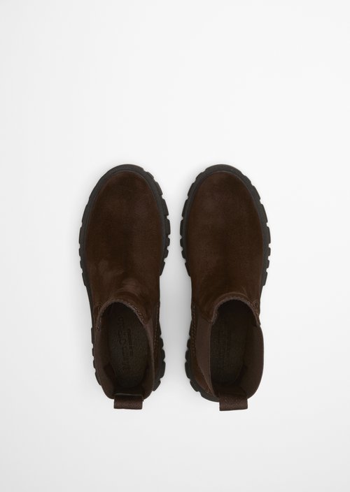 Chelsea boot model Christel — Dark brown