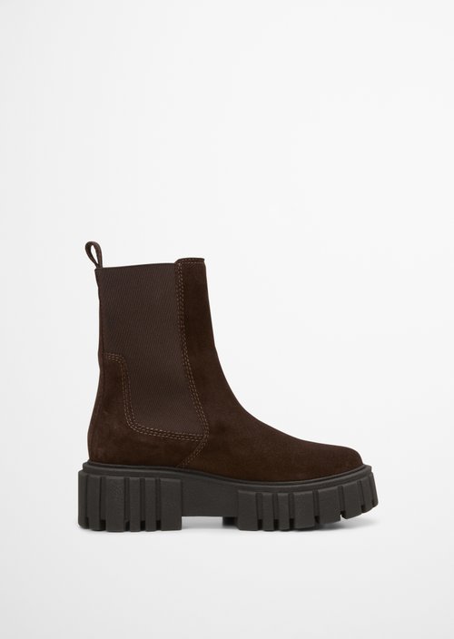 Chelsea boot model Christel — Dark brown