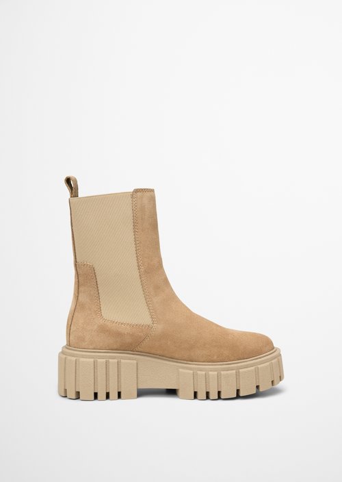 Chelsea boot model Christel — Beige