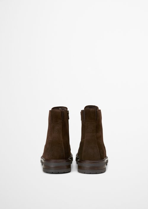 Lace-up boots — Dark brown