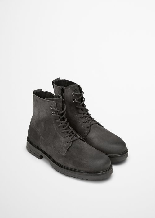 Lace-up boots — Dark Graphite