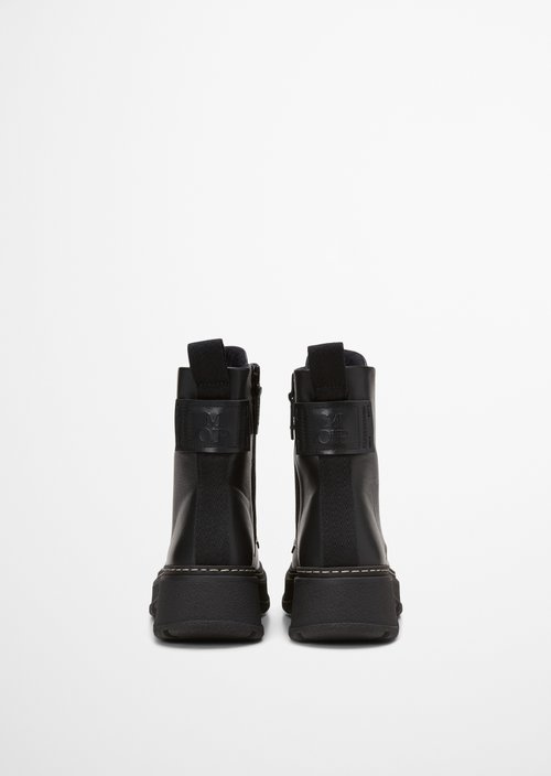 Lace-up boots model Elisa — Black