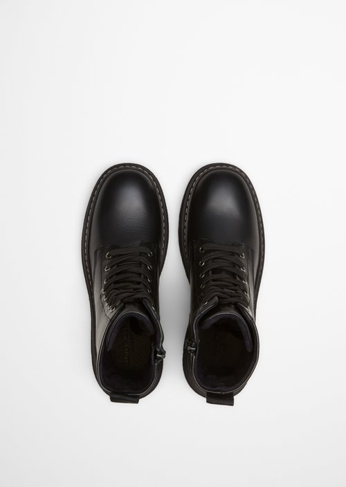 Lace-up boots model Elisa — Black