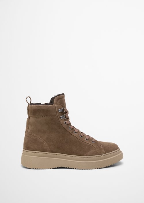 Schnürstiefel Model Algot mit Innenzipper - braun | Schnürboots | MARC ...