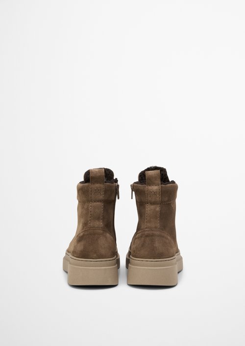 Lace-up boots model Algot — Grey