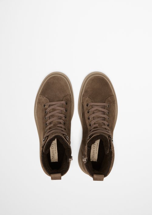 Lace-up boots model Algot — Grey