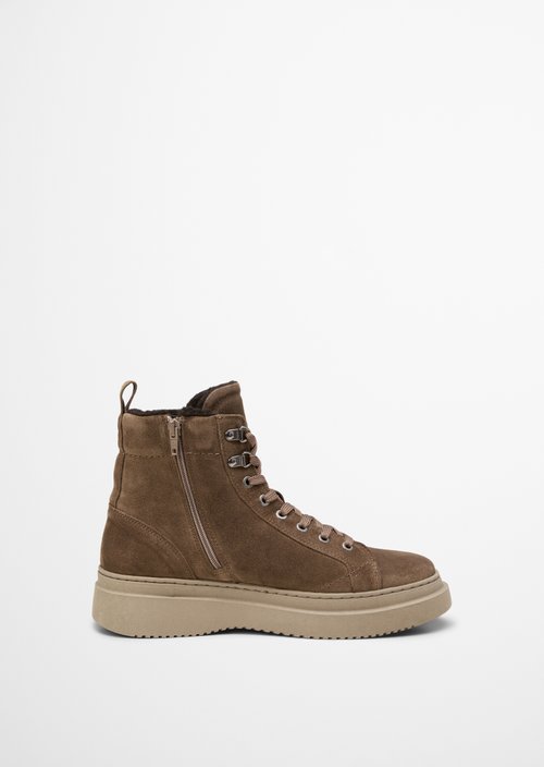 Lace-up boots model Algot — Grey