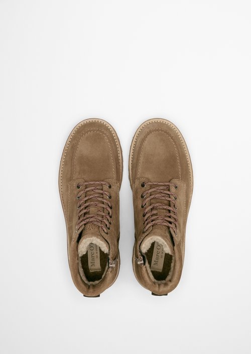 Lace-up boots model Jack — Grey