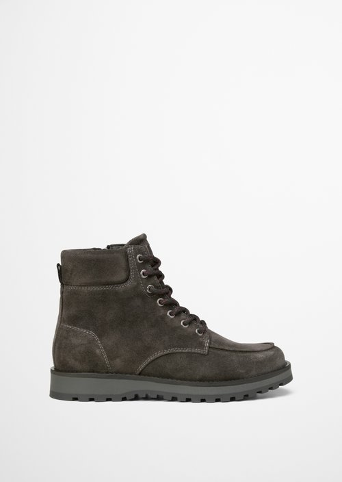 Lace-up boots model Jack — Dark Graphite