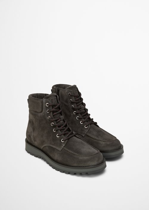 Lace-up boots model Jack — Dark Graphite