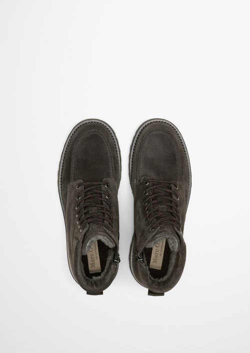 Lace-up boots model Jack — Dark Graphite