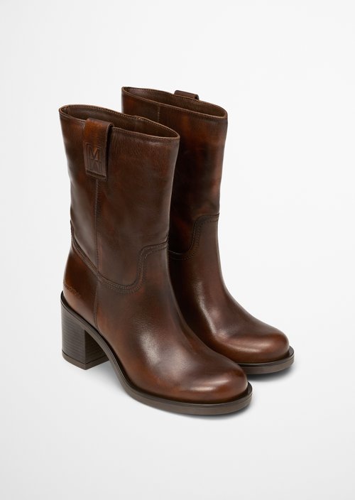 Short-shaft boots — Cognac