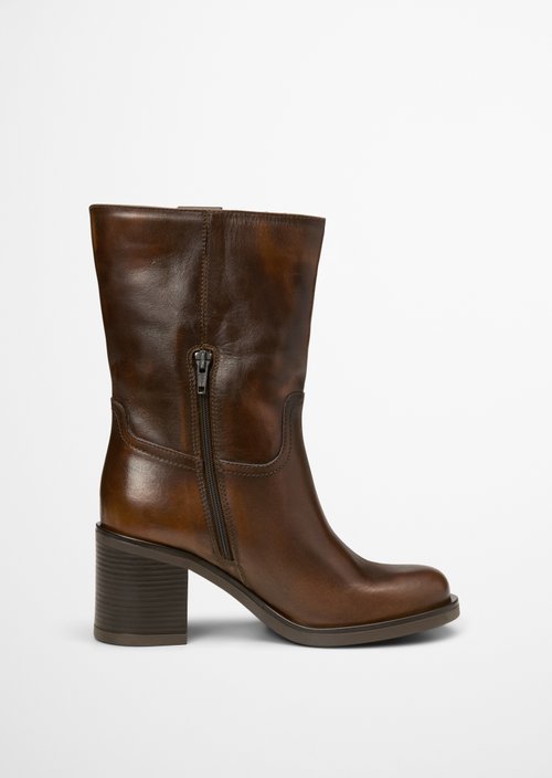 Short-shaft boots — Cognac