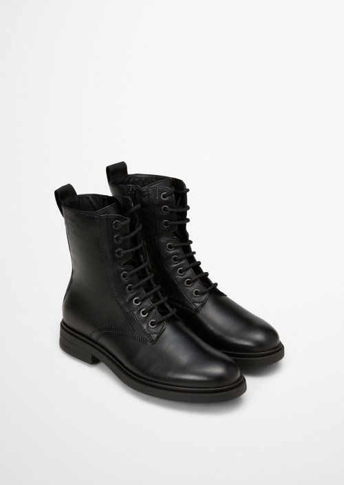 Lace-up boots — Black