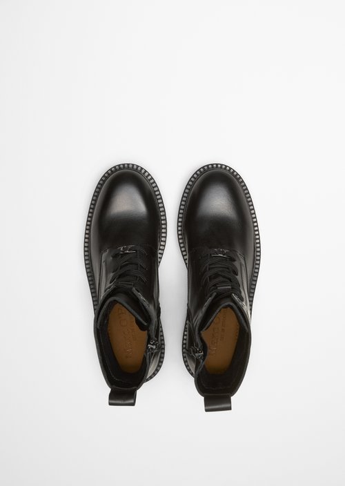 Lace-up boots — Black