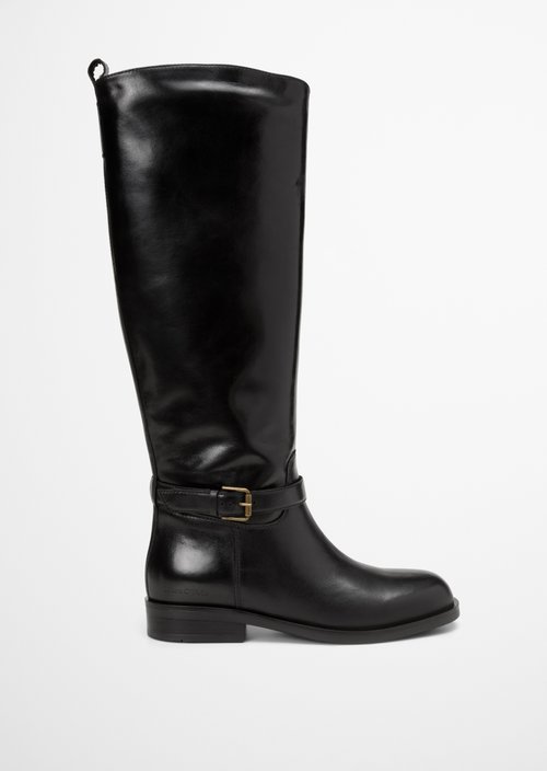 Long-shaft boots — Black