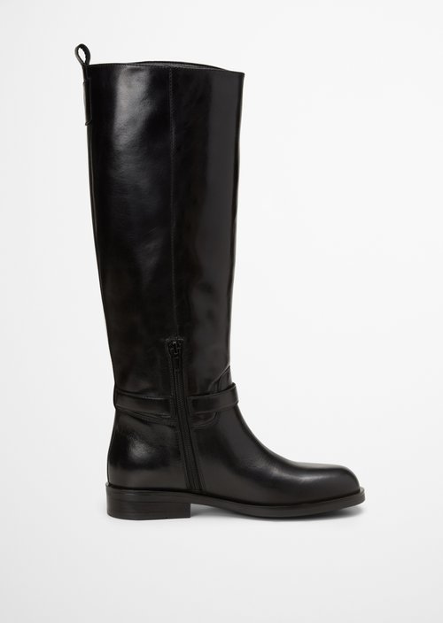 Long-shaft boots — Black