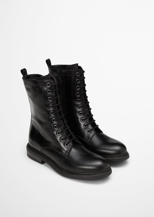 Lace-up boots — Black