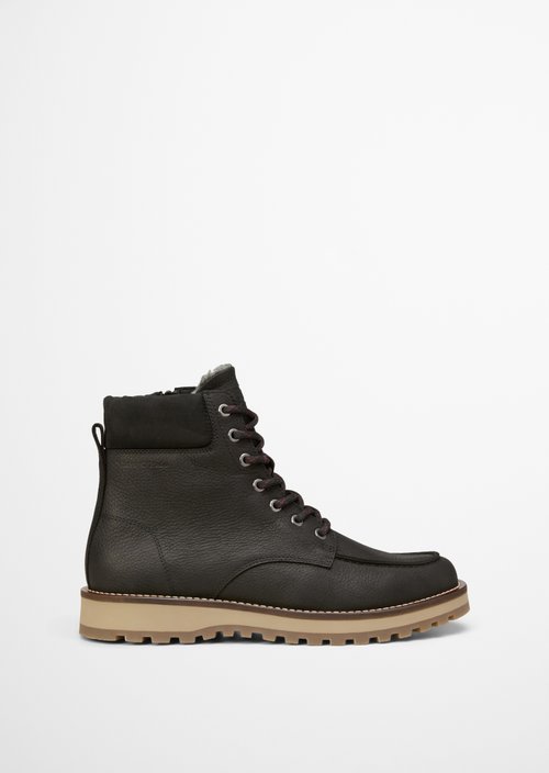 Lace-up boots model Jack — Black