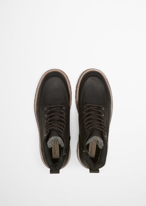 Lace-up boots model Jack — Black
