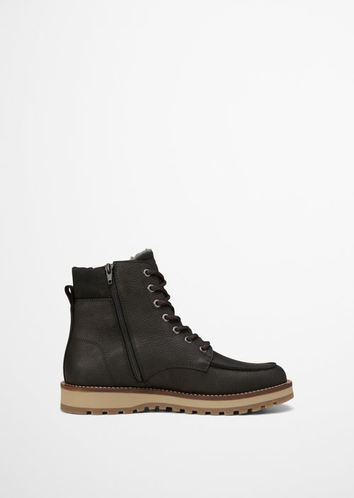 Lace-up boots model Jack — Black