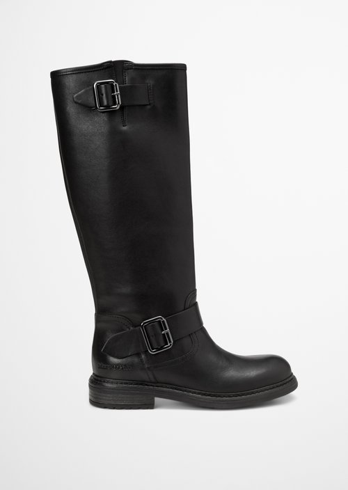 Long-shaft boots — Black
