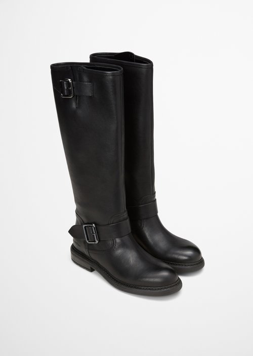 Long-shaft boots — Black