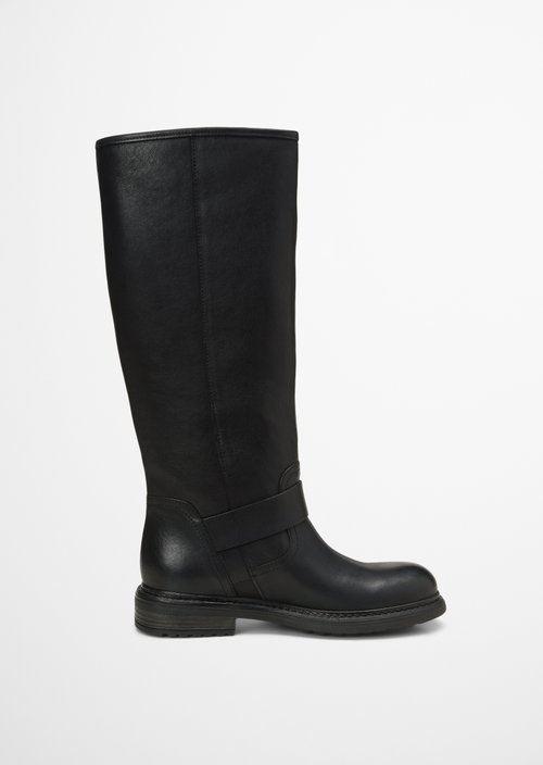 Long-shaft boots — Black