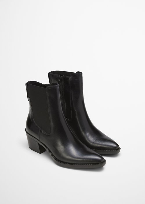 Western-style boot — Black